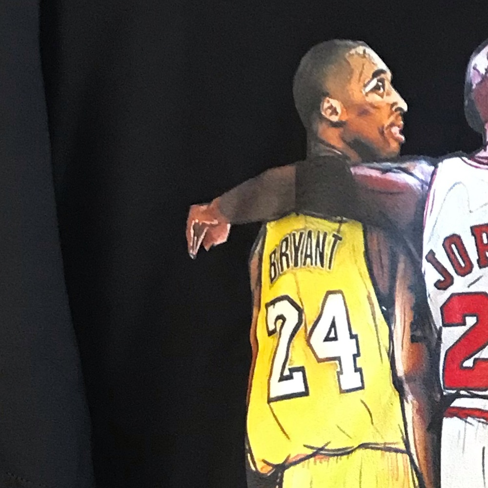 CANVAS KOBE BRYANT/JORDAN & JAMES TEE NEW - Picture 7 of 7